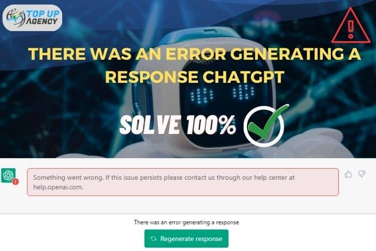 there was an error generating a response chatgpt